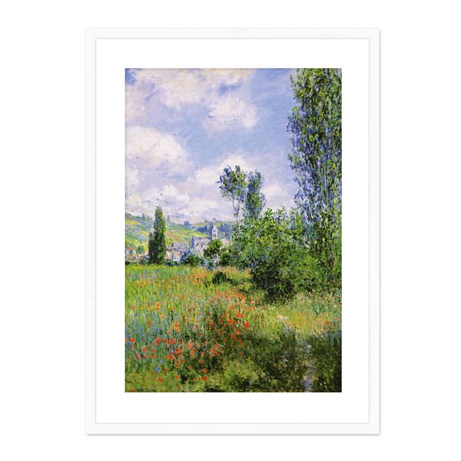View of Vétheuil by Claude Monet