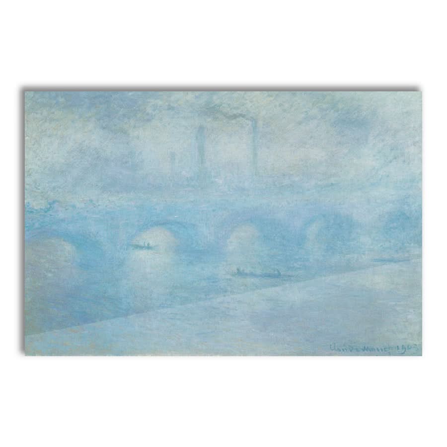 Waterloo Bridge, Fog Effect by Claude Monet