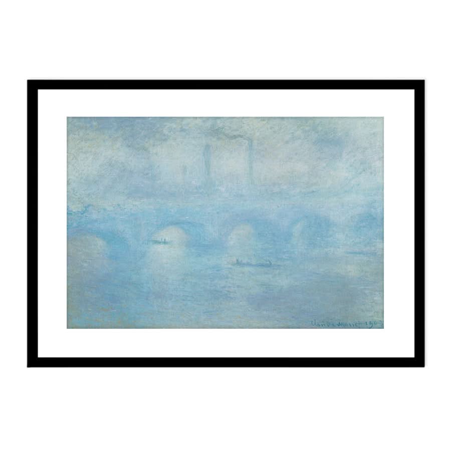 Waterloo Bridge, Fog Effect by Claude Monet