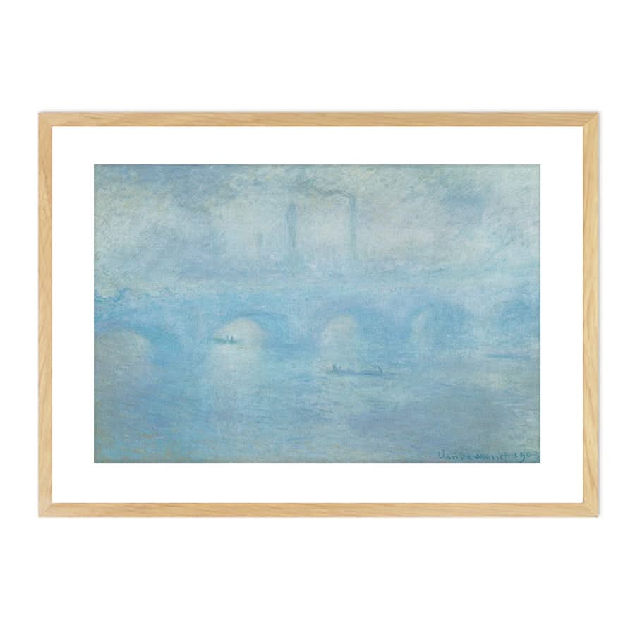 Waterloo Bridge, Fog Effect by Claude Monet