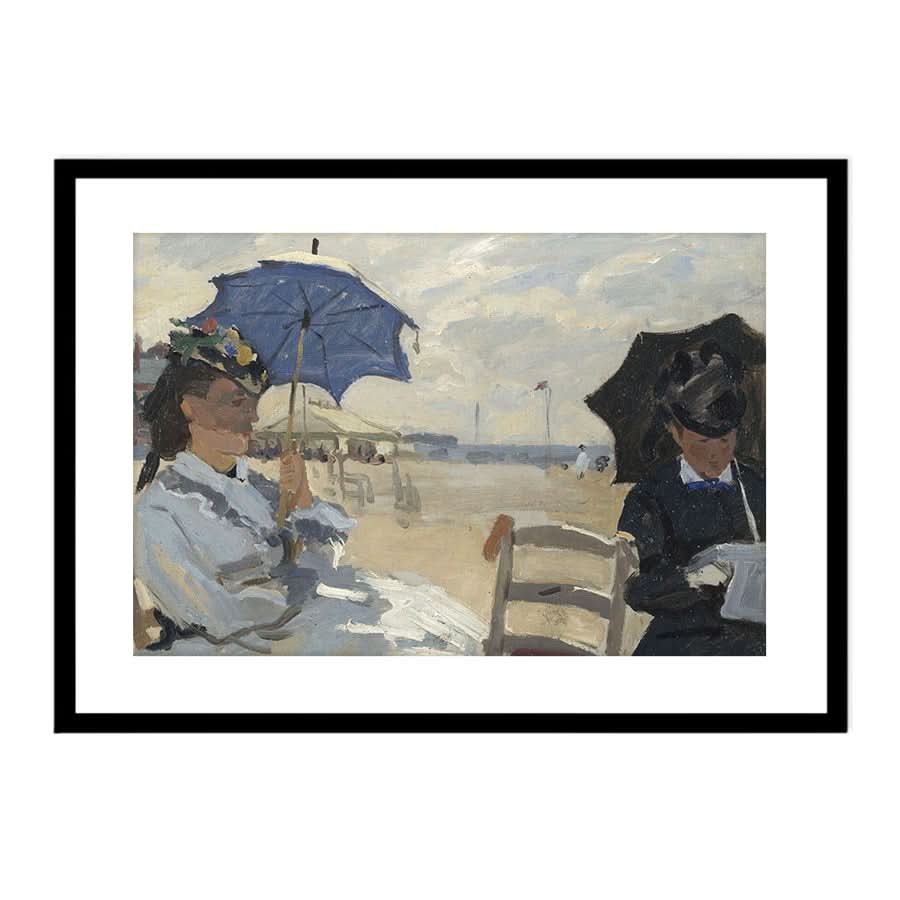 The Beach at Trouville by Claude Monet