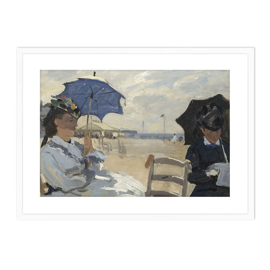 The Beach at Trouville by Claude Monet