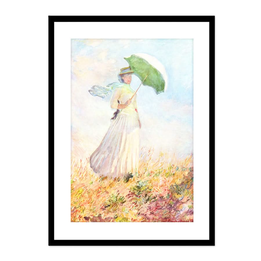 Woman with a Parasol by Claude Monet