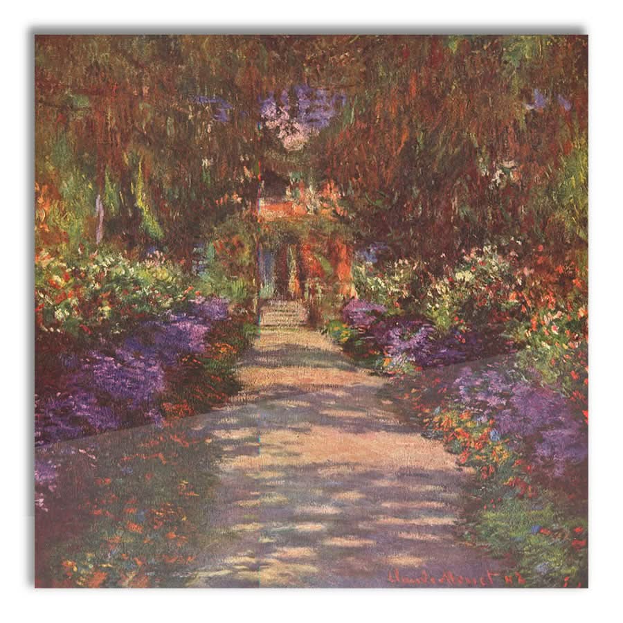 Garden Path by Claude Monet