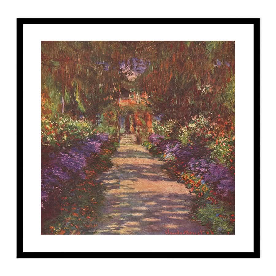 Garden Path by Claude Monet