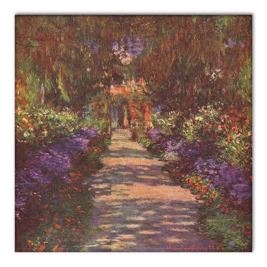 Garden Path by Claude Monet