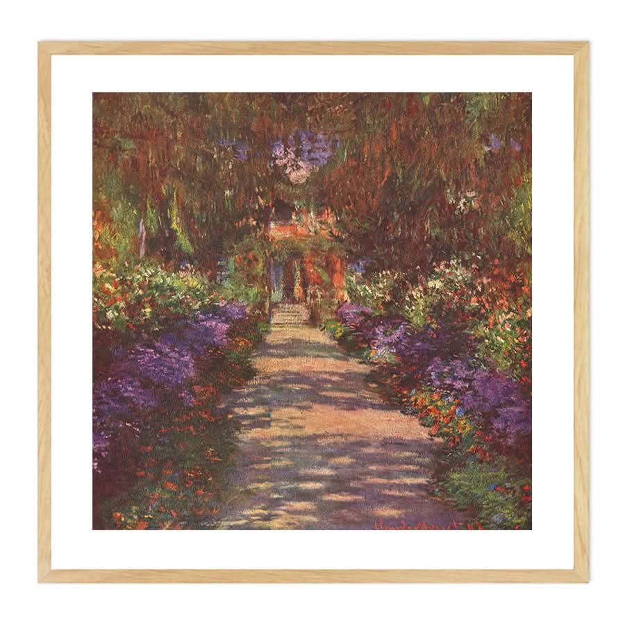 Garden Path by Claude Monet