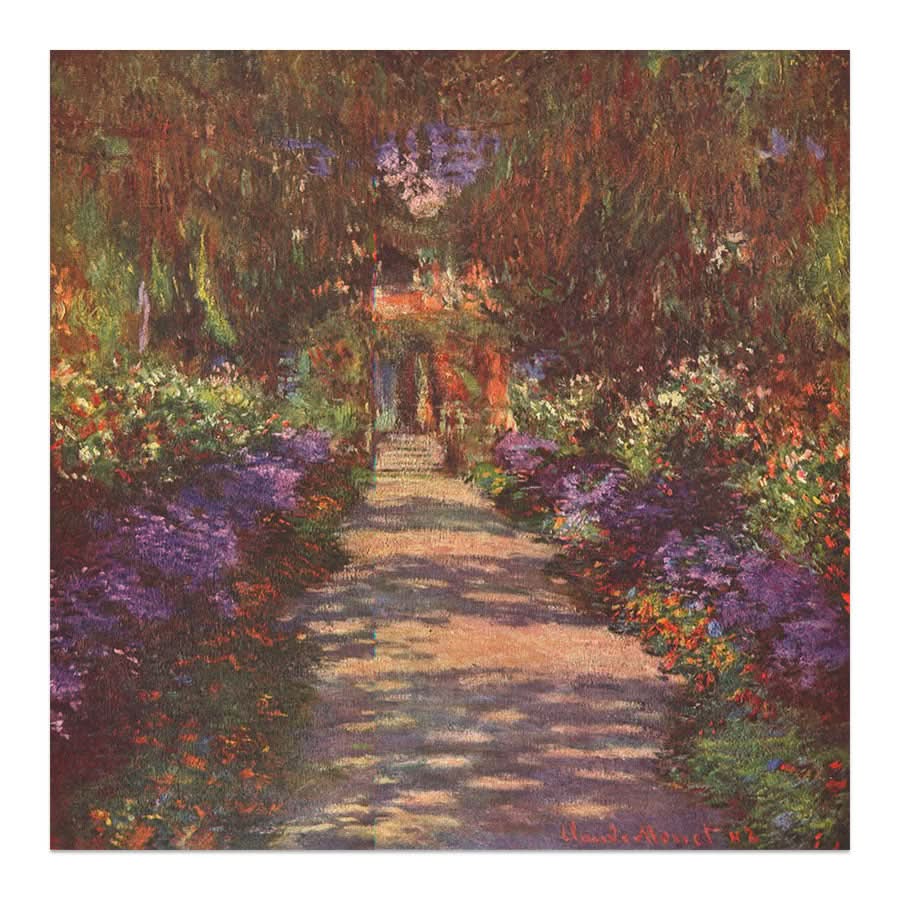 Garden Path by Claude Monet