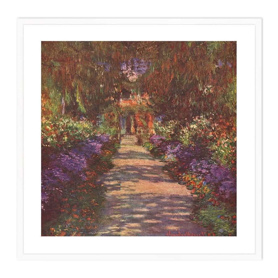 Garden Path by Claude Monet
