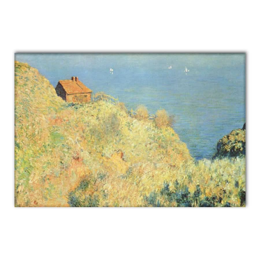 Fisherman's Cottage on the Cliffs at Varengeville by Claude Monet