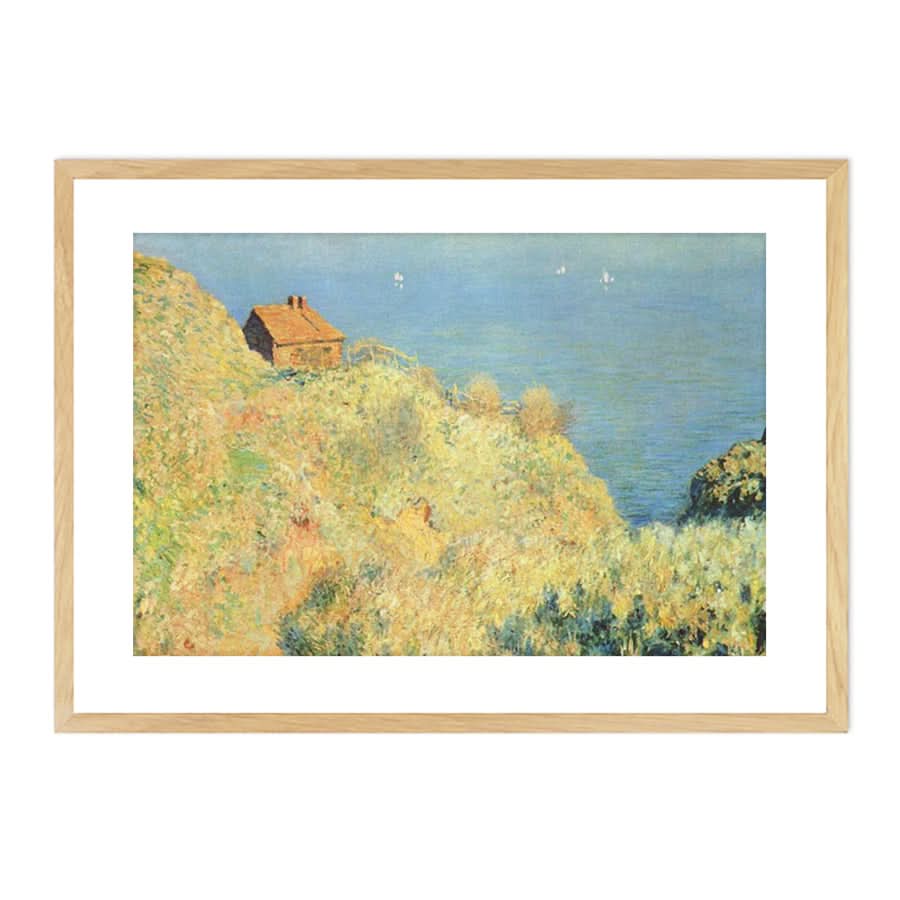 Fisherman's Cottage on the Cliffs at Varengeville by Claude Monet