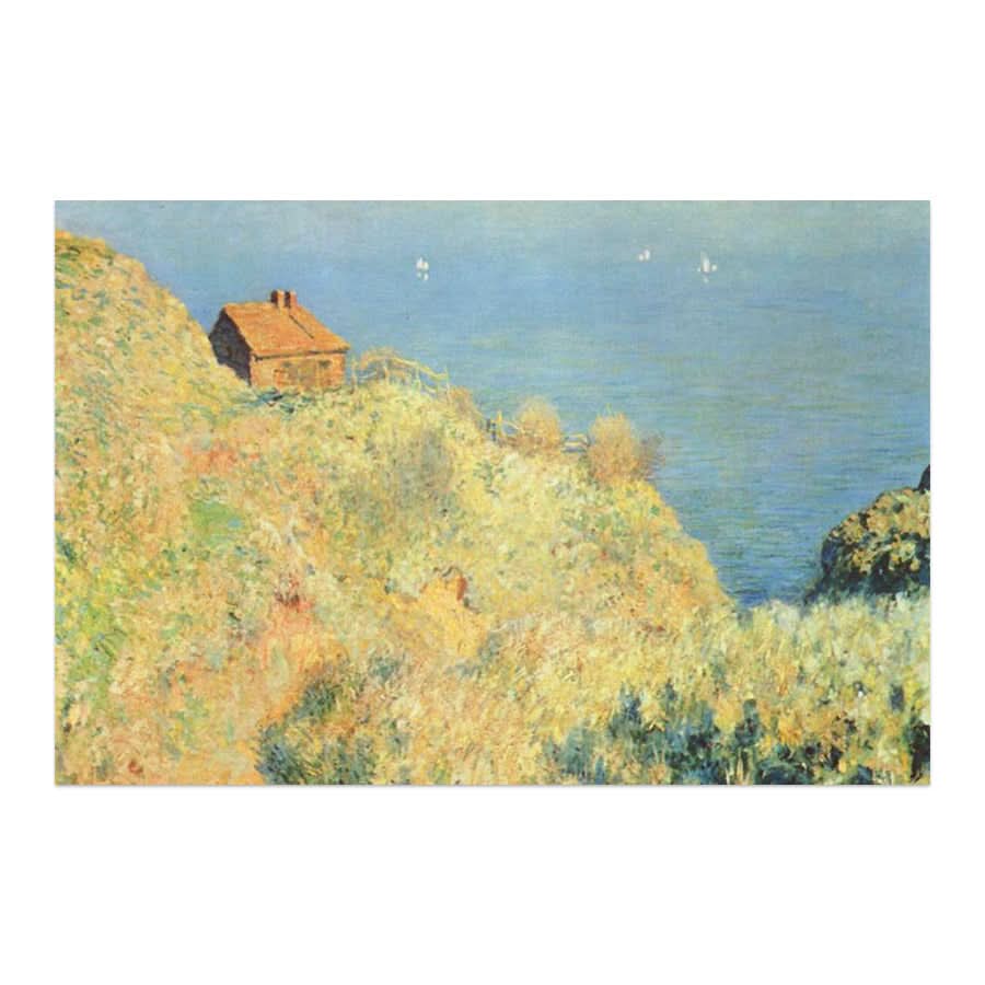 Fisherman's Cottage on the Cliffs at Varengeville by Claude Monet