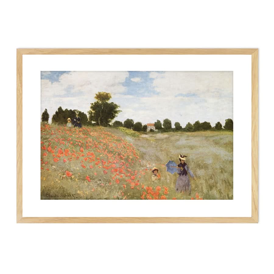 Field of Poppies by Claude Monet