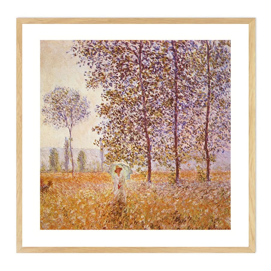 Poplars in the Sun, 1887 by Claude Monet
