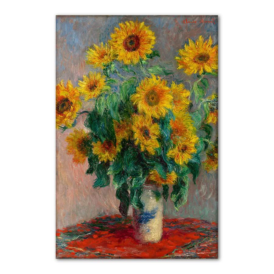 Bouquet of Sunflowers by Claude Monet