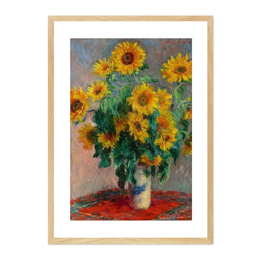 Bouquet of Sunflowers by Claude Monet