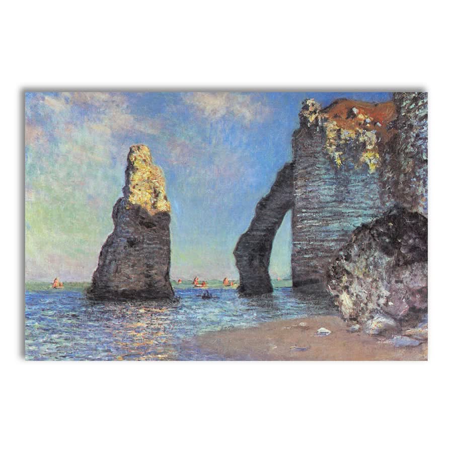 The Cliffs at Etretat by Claude Monet