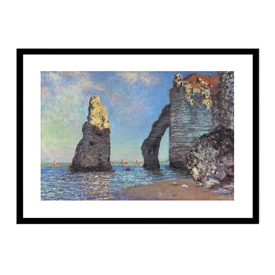 The Cliffs at Etretat by Claude Monet