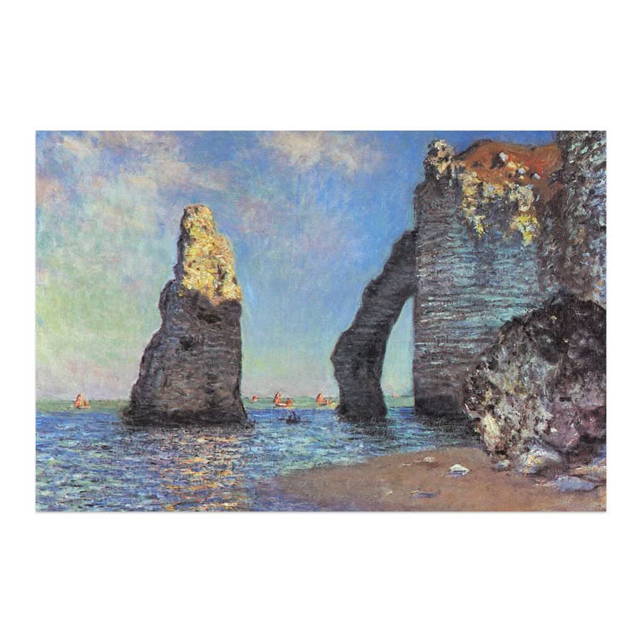 The Cliffs at Etretat by Claude Monet