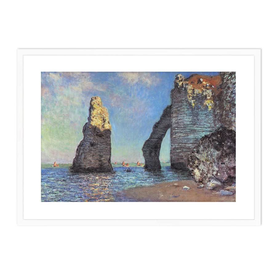 The Cliffs at Etretat by Claude Monet