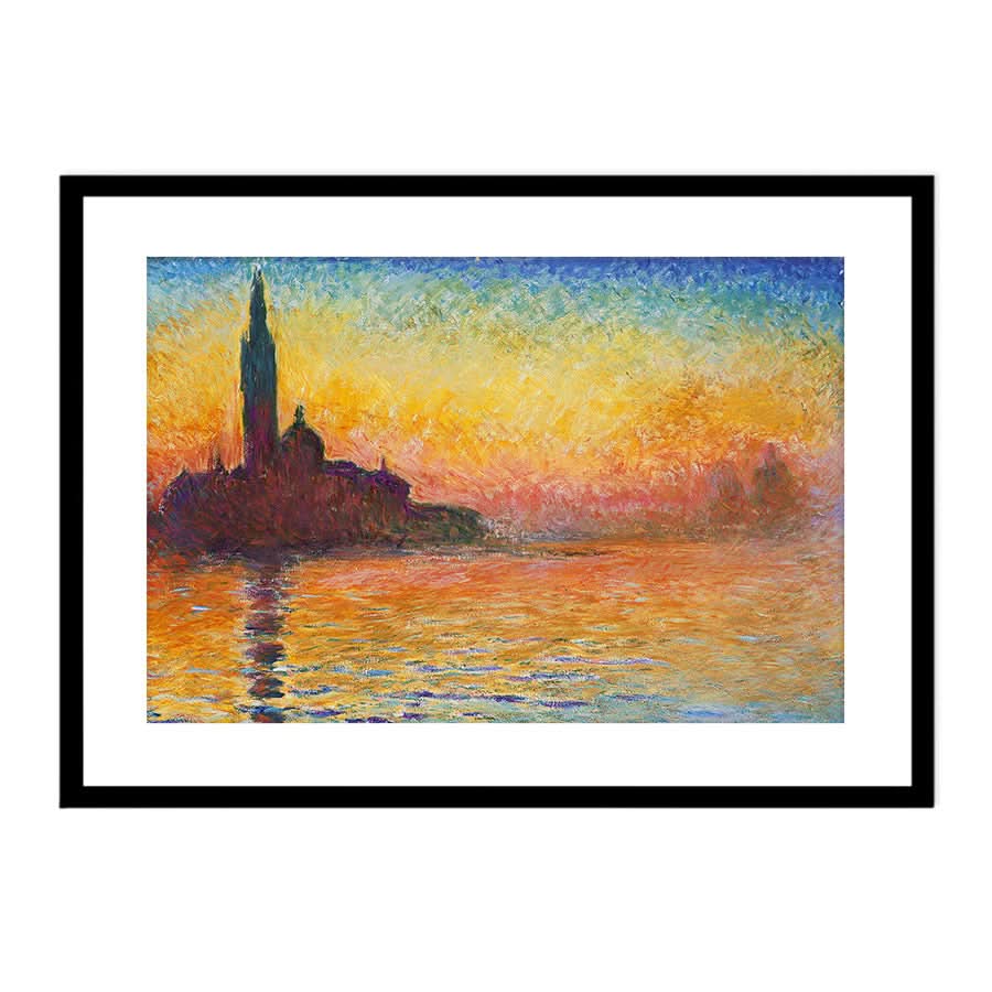 San Giorgio Maggiore at Dusk by Claude Monet