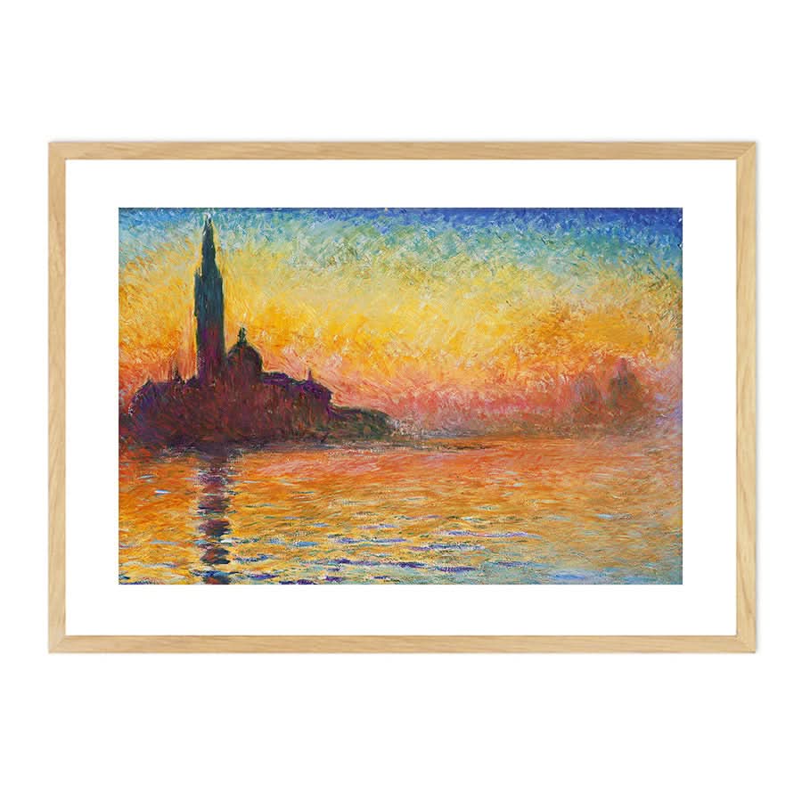 San Giorgio Maggiore at Dusk by Claude Monet