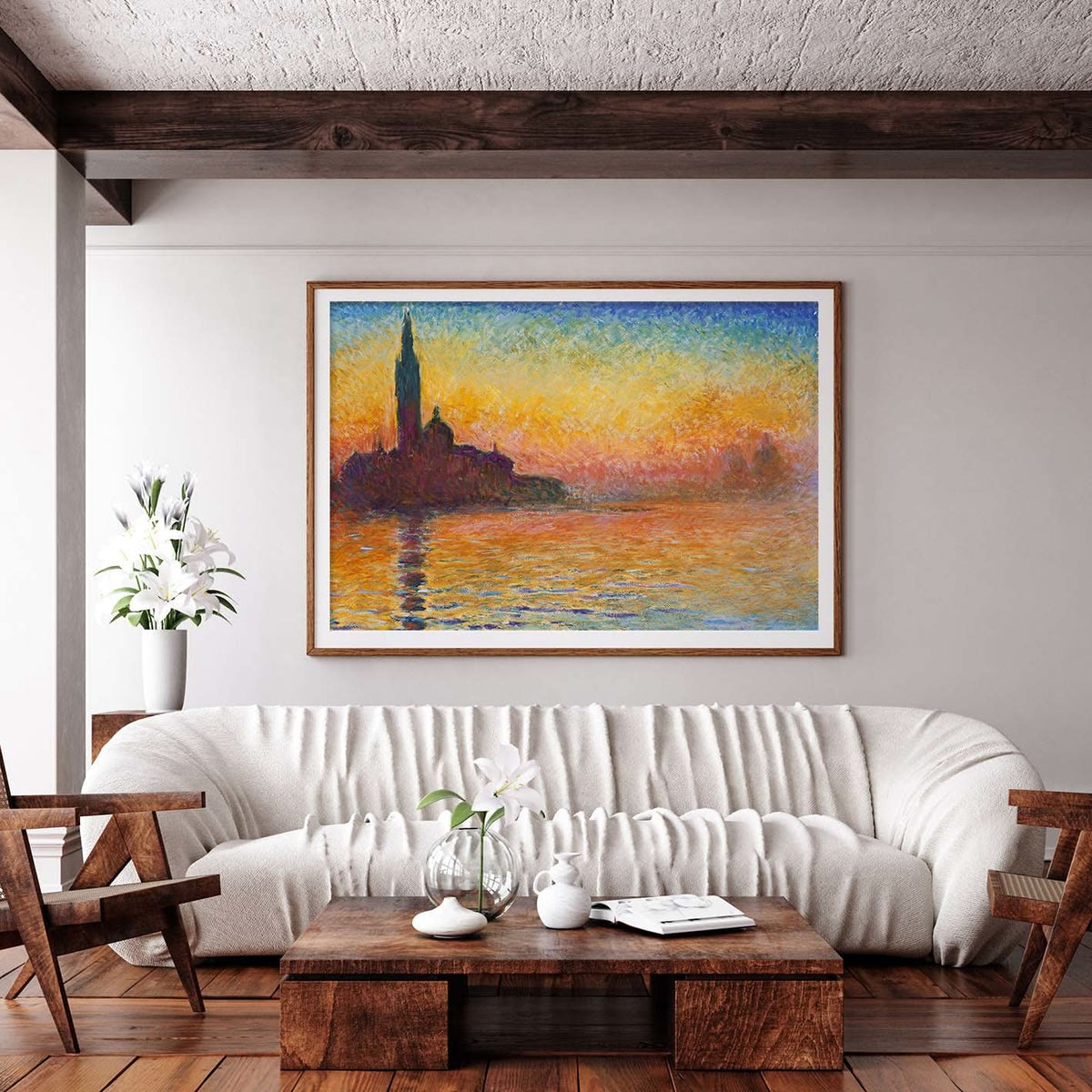 San Giorgio Maggiore at Dusk by Claude Monet