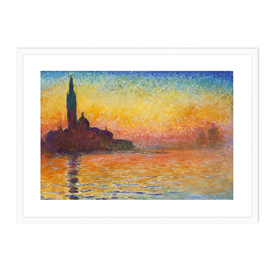 San Giorgio Maggiore at Dusk by Claude Monet