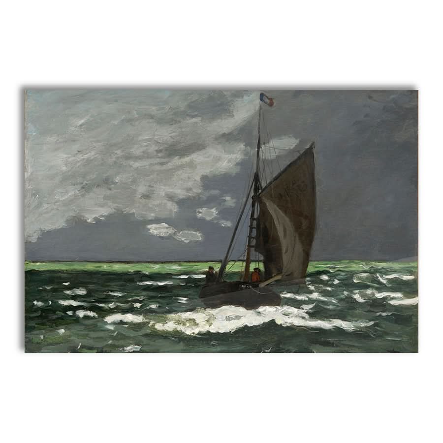 Storm Seascape by Claude Monet