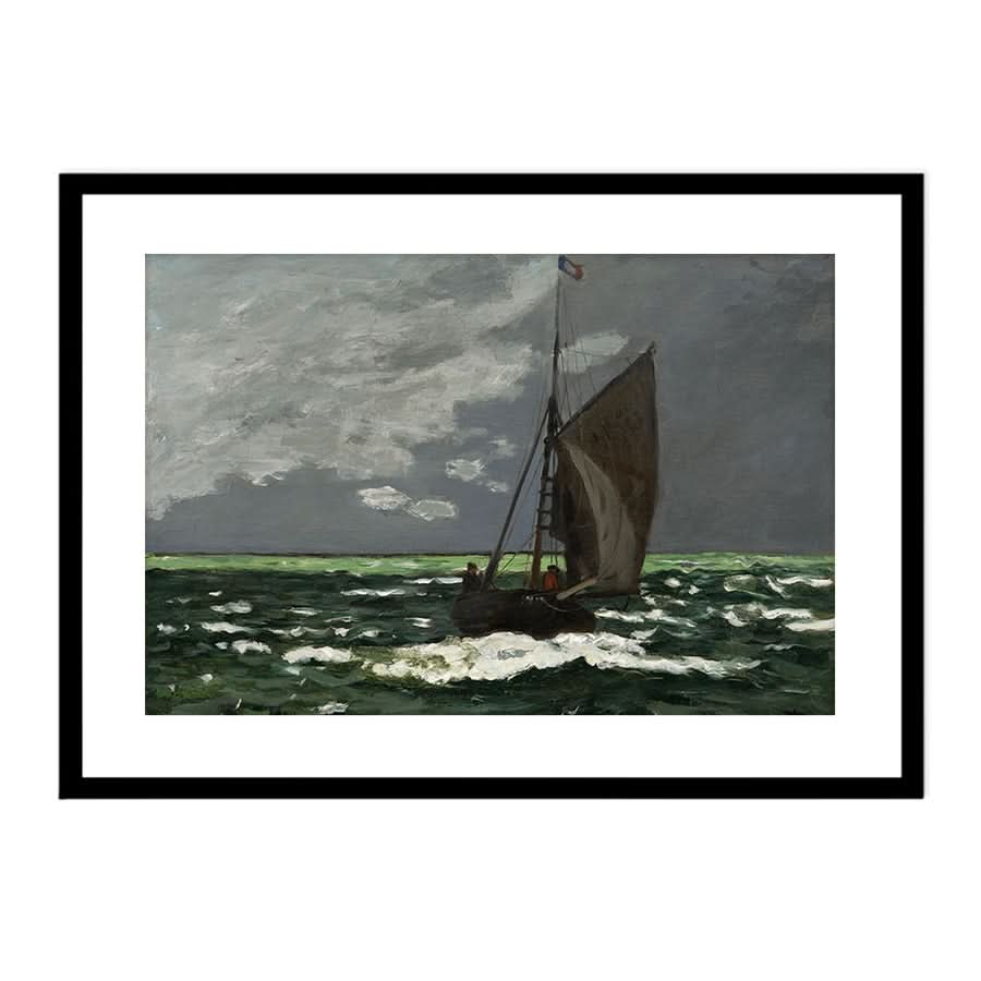 Storm Seascape by Claude Monet