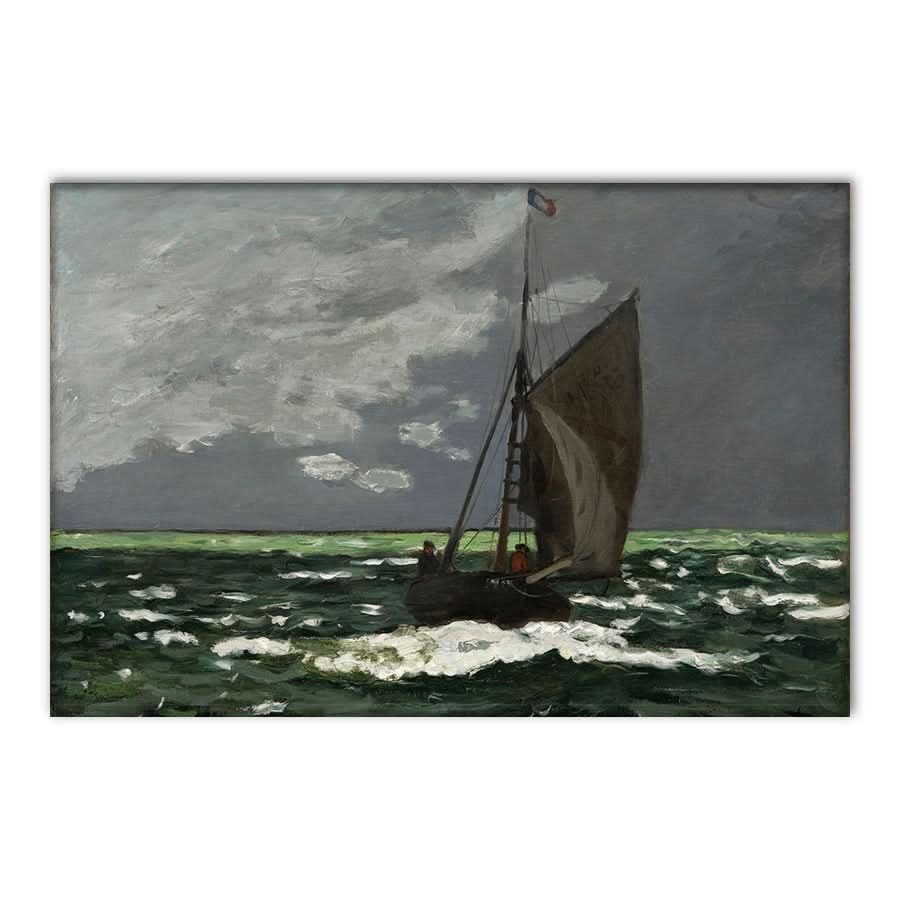 Storm Seascape by Claude Monet