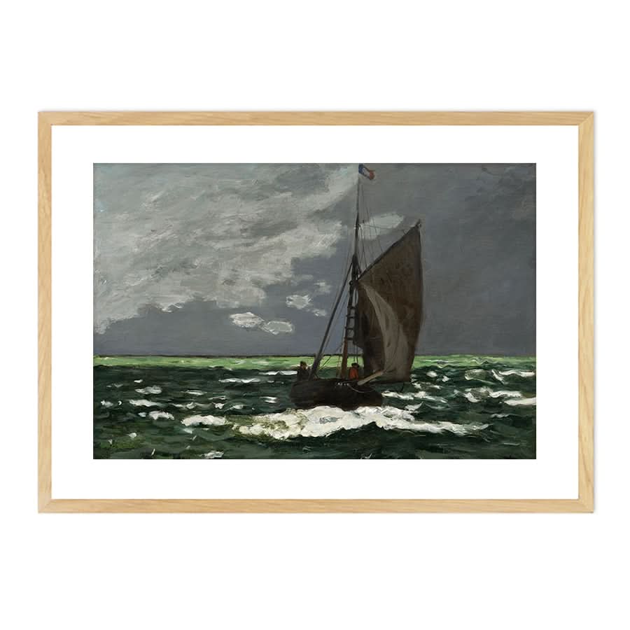 Storm Seascape by Claude Monet