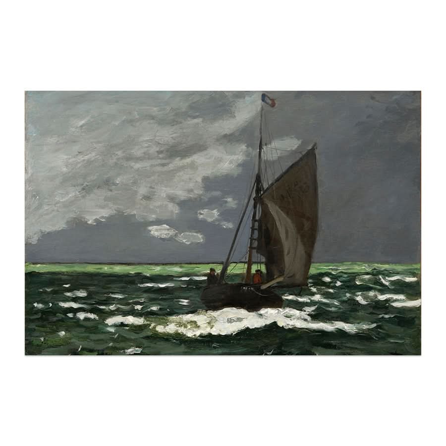 Storm Seascape by Claude Monet