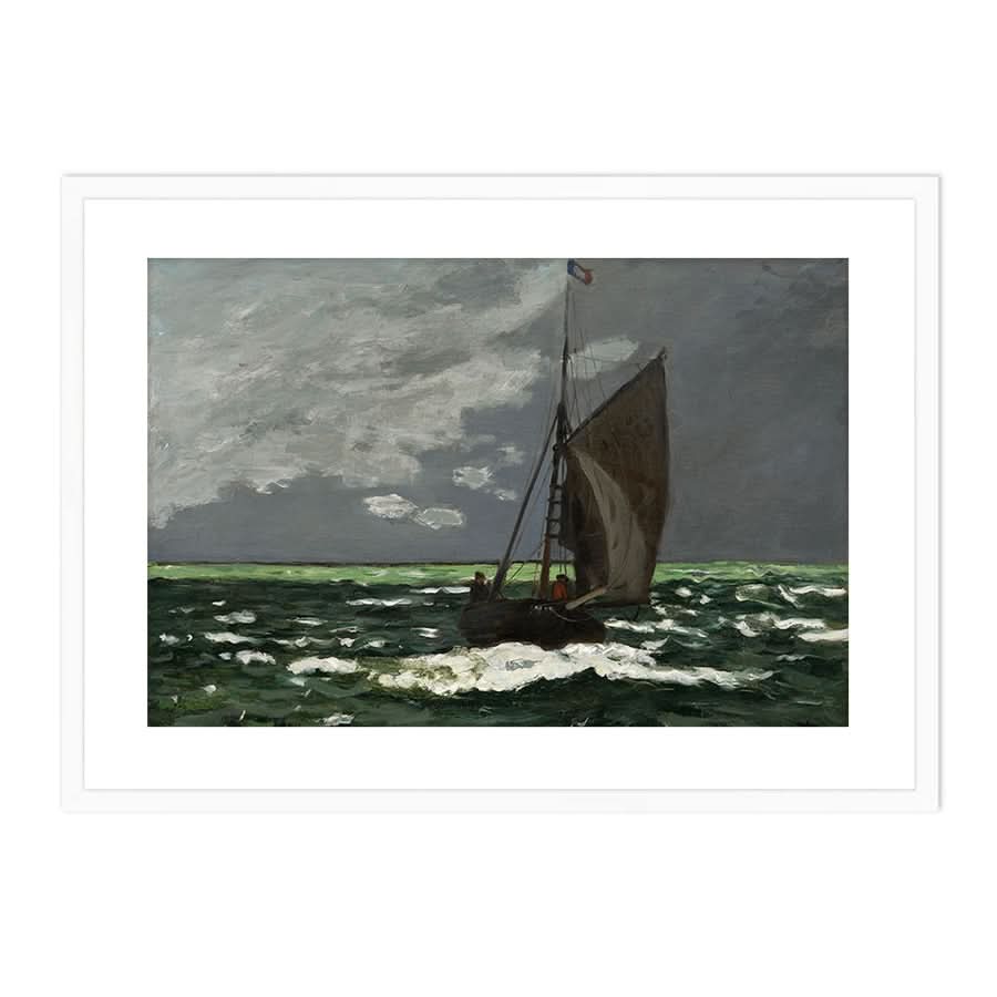 Storm Seascape by Claude Monet