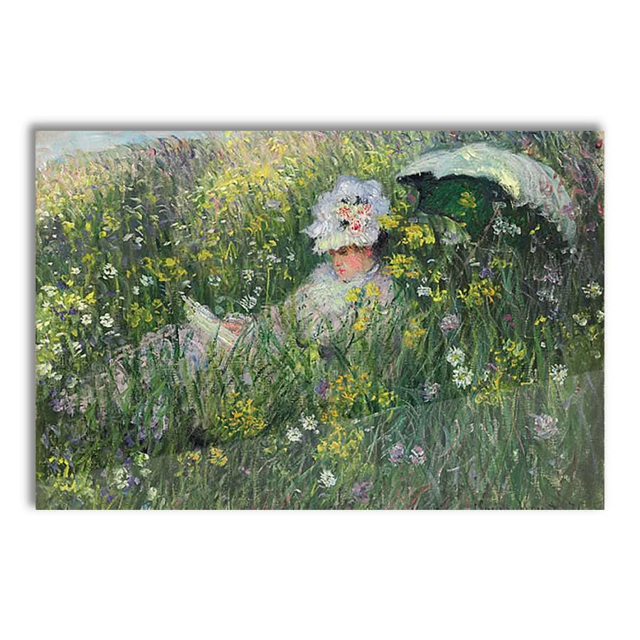 In the Meadow by Claude Monet
