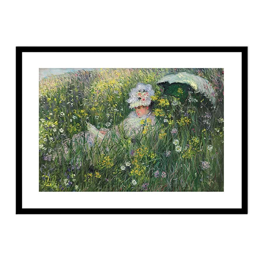 In the Meadow by Claude Monet