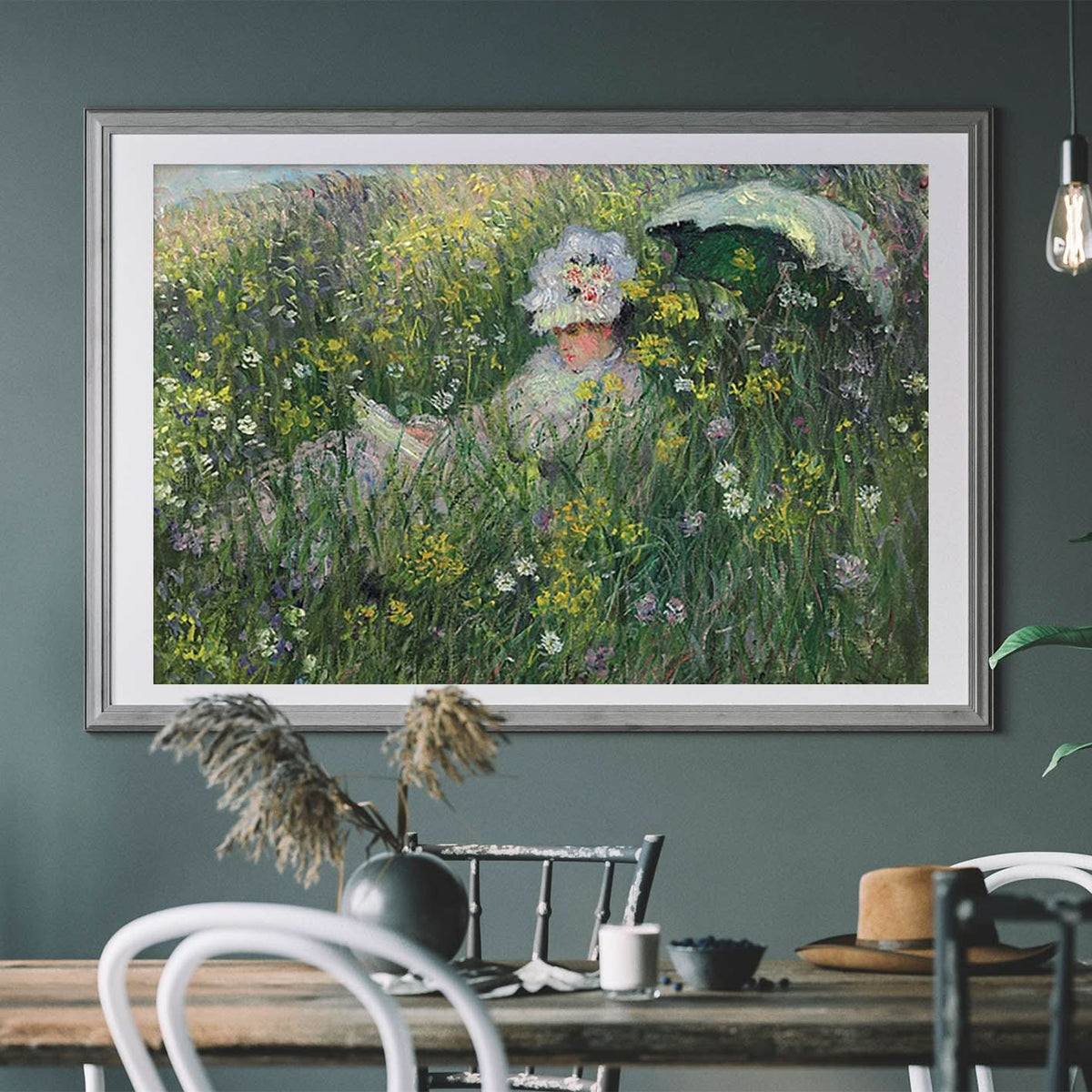 In the Meadow by Claude Monet