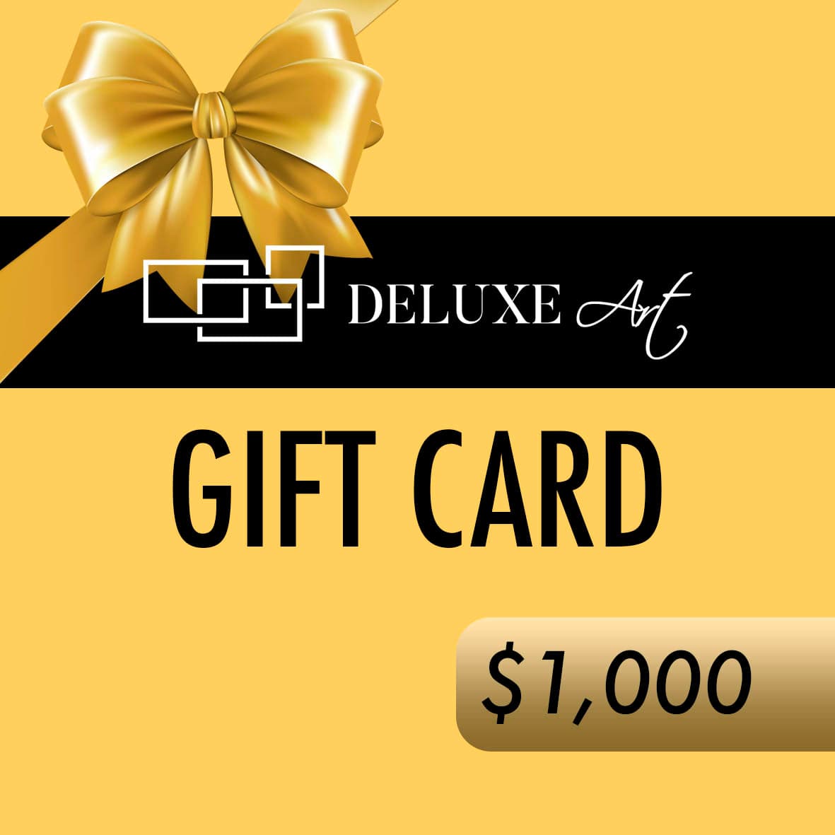 Deluxe Art Gift Card