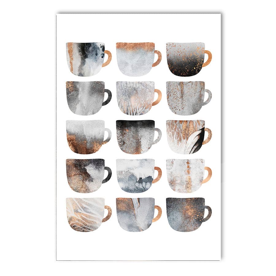 Dreamy Coffee Cups by Elisabeth Fredriksson