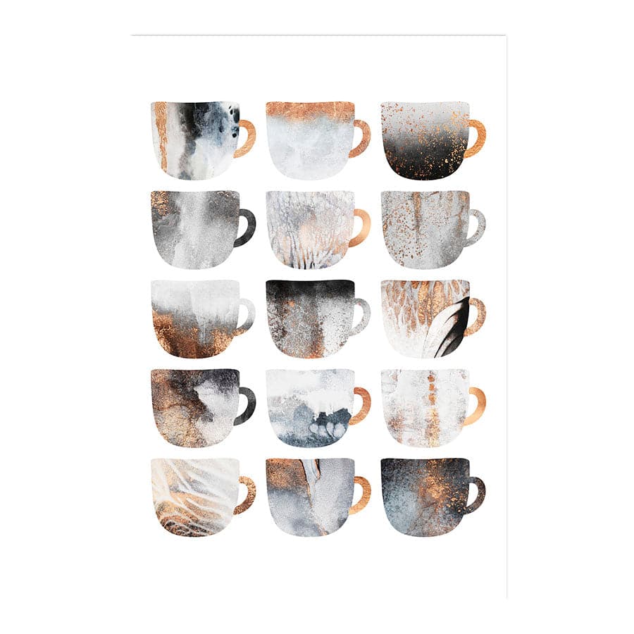 Dreamy Coffee Cups by Elisabeth Fredriksson