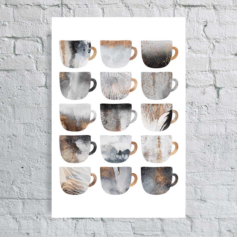 Dreamy Coffee Cups by Elisabeth Fredriksson