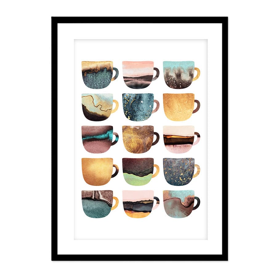 Earthy Coffee Cups by Elisabeth Fredriksson