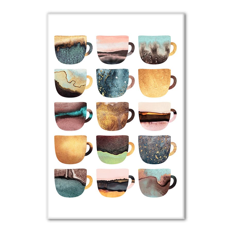 Earthy Coffee Cups by Elisabeth Fredriksson