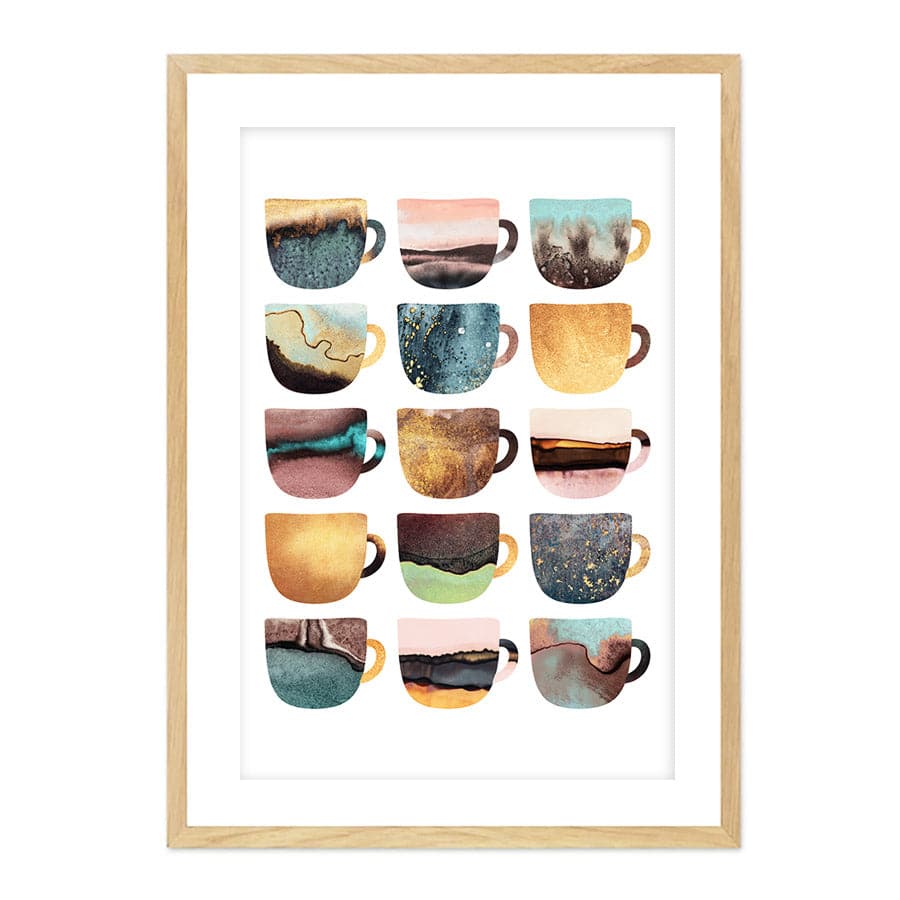 Earthy Coffee Cups by Elisabeth Fredriksson