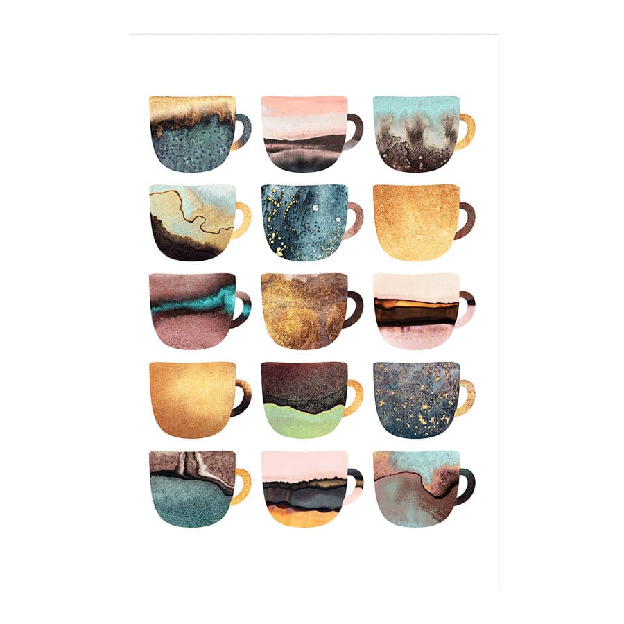Earthy Coffee Cups by Elisabeth Fredriksson