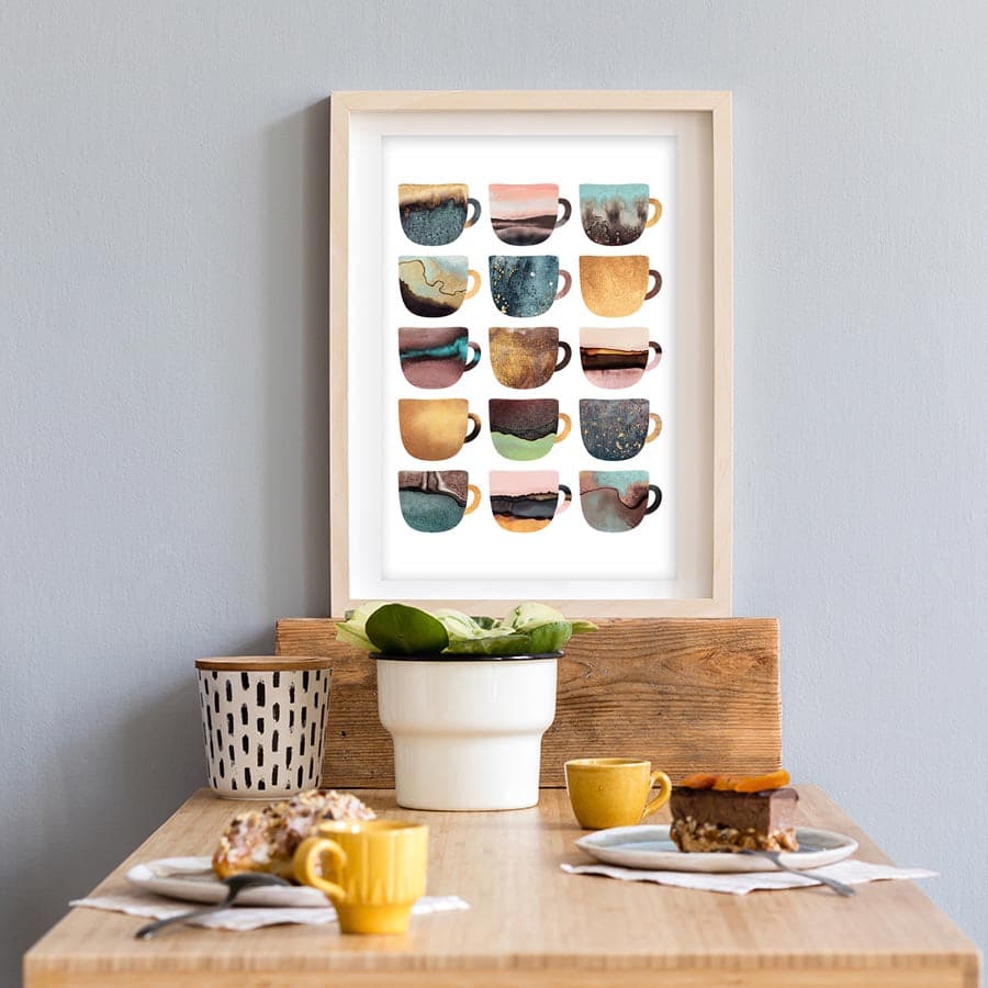 Earthy Coffee Cups by Elisabeth Fredriksson