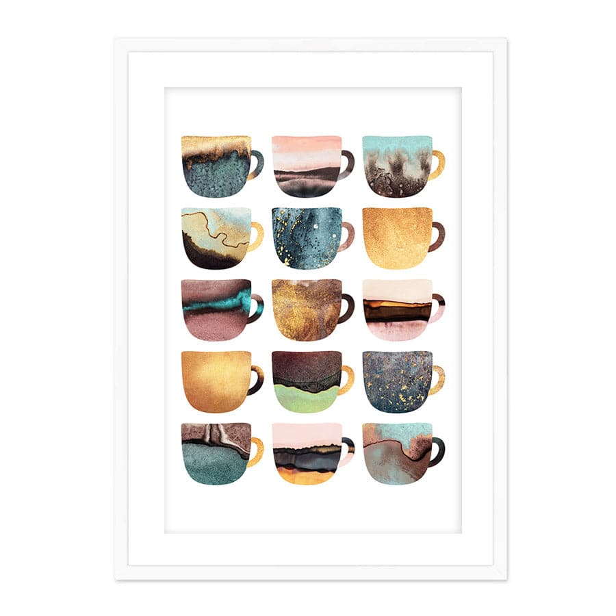 Earthy Coffee Cups by Elisabeth Fredriksson