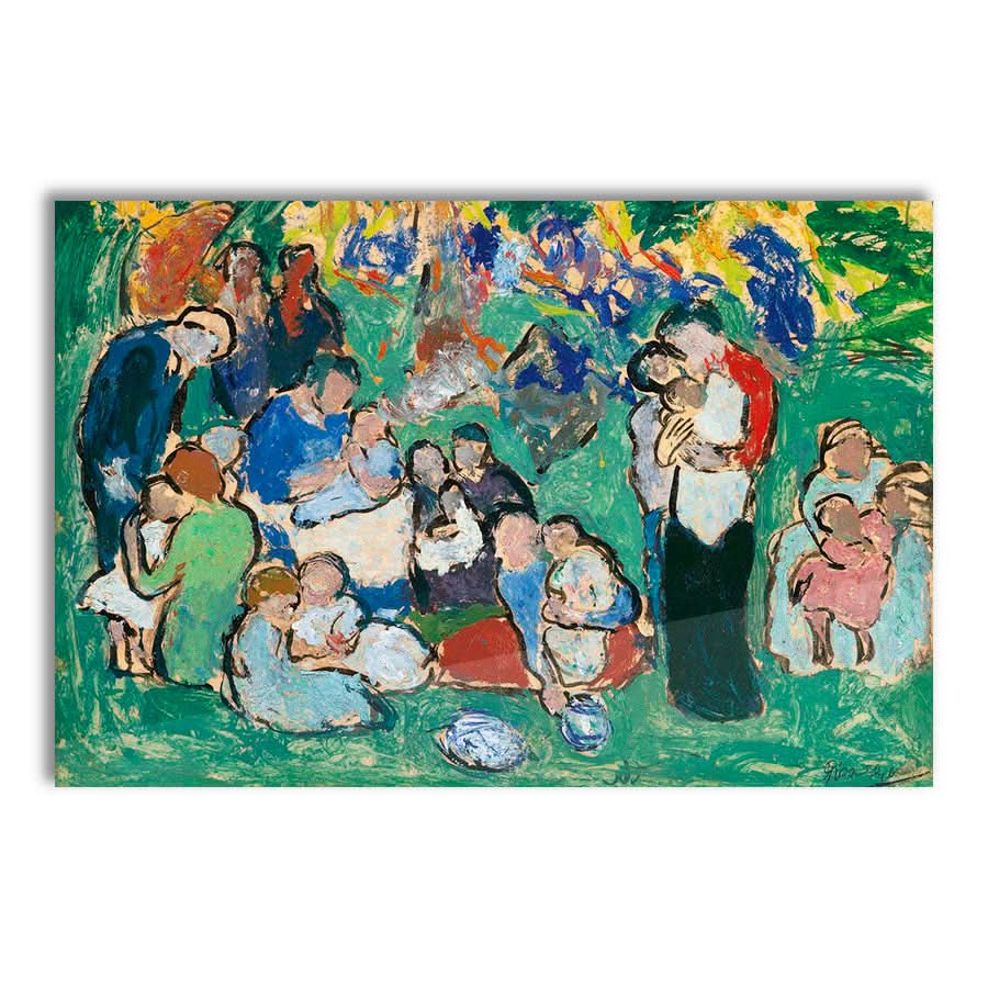 Enfants dans le jardin du Luxembourg by Pablo Picasso