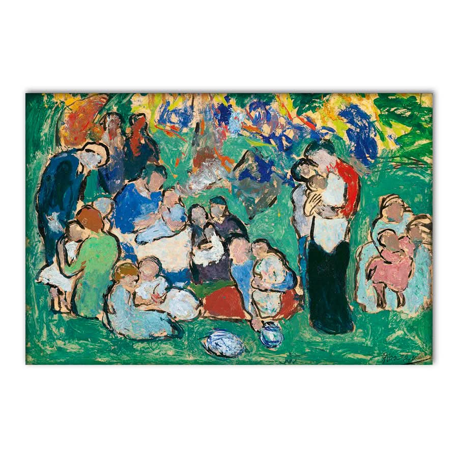 Enfants dans le jardin du Luxembourg by Pablo Picasso