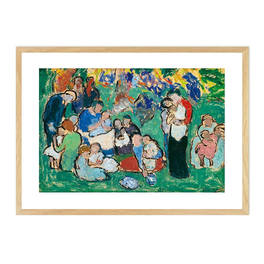 Enfants dans le jardin du Luxembourg by Pablo Picasso
